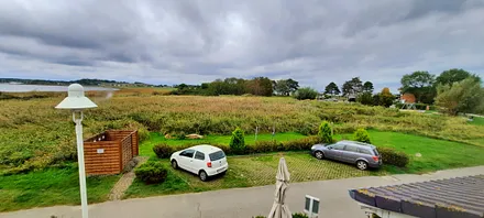 Blick aus dem Fenster in Richtung Thiessow