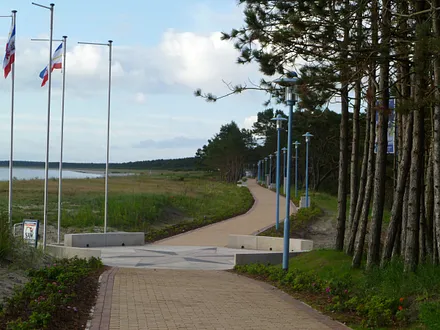 Die neue Seepromenade im Ostseebad Juliusruh