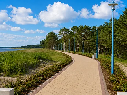 Die neue Seepromenade im Ostseebad Juliusruh