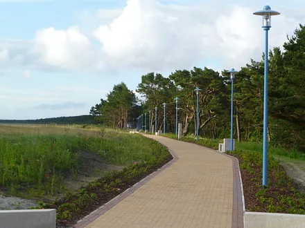 Die neue Seepromenade im Ostseebad Juliusruh