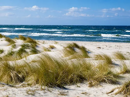 Am Strand des Ostseebads Prerow