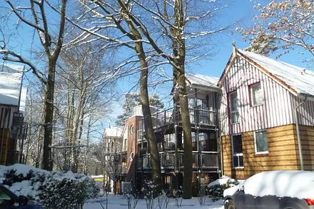 Außenansicht Ferienwohnung Haus Seeblick im Winter