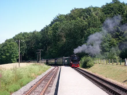 Rasender Roland ca.1 km entfernt