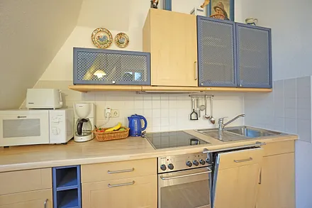 Küchenzeile am Wohnbereich