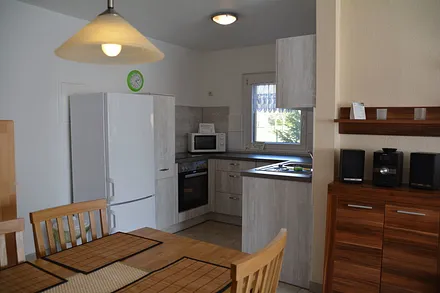 Essbereich mit Küche