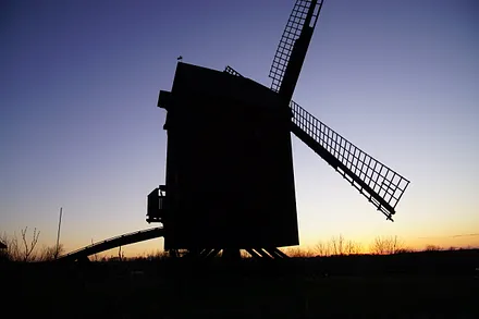 Die Pudaglaer Bockwindmühle 