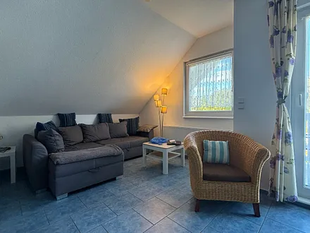 Wohnbereich mit Schlafcouch