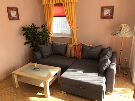 Wohnbereich mit Schlafcouch