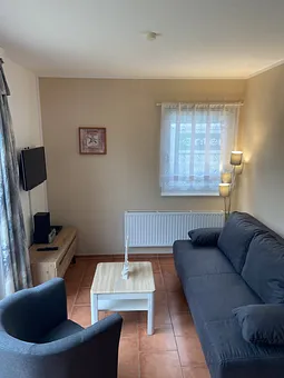 Wohnbereich mit Doppelschlafcouch