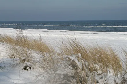 Winter am Meer,  auch sehr schön
