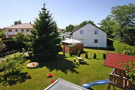 Blick auf das Grundstück