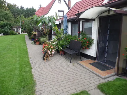 auf unserem Grundstück