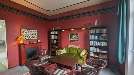 Bibliothek und Salon