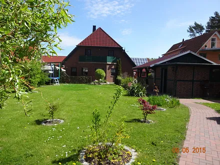 Blick zurück zum Haus