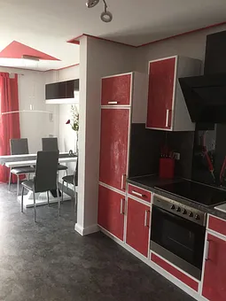 Küche mit Blick auf Essplatz