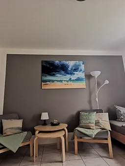 Auch hier gibt es Fussbodenheizung.