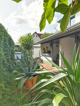 Die Terrassen der 3 Ferienwohnungen