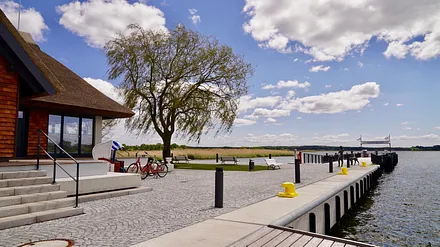 Hafen von Sellin. Direkt an der Ferienwohnung