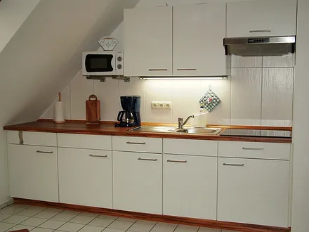 Küchenzeile im Wohnzimmer