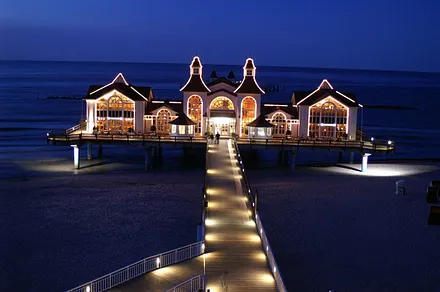 Wahrzeichen der Insel die Seebrücke