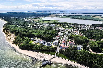 Ostseebad Sellin von oben