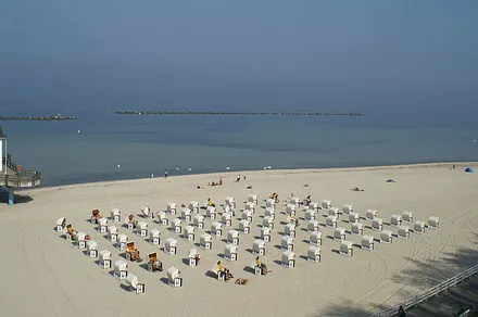 Der Strand von Sellin. Nordstrand.