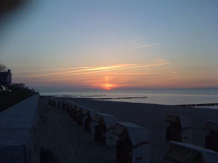 Sonnenuntergang am Strand