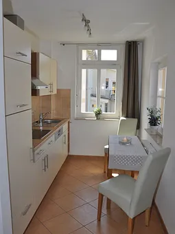 Küche mit allem, was man braucht