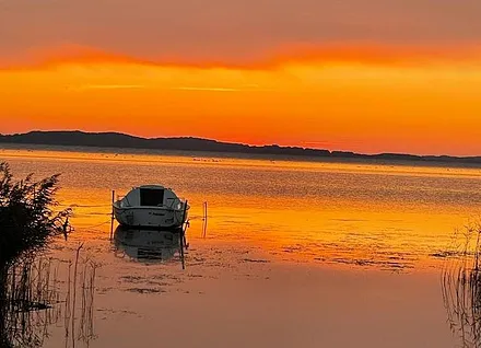 Abendstimmung am Jasmunser Bodden