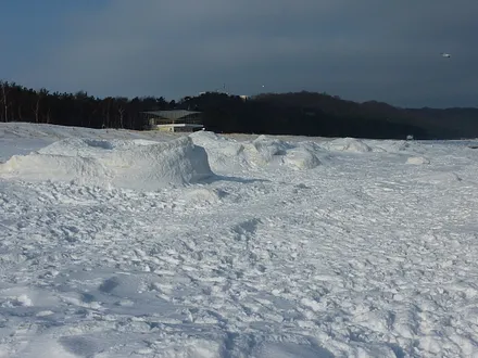Winterstrand bei Baabe