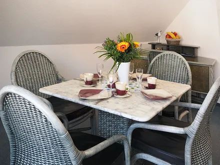 Dach Essecke im Wohnzimmer