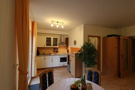 Küchenzeile im Wohnzimmer