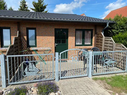 Eingezäunte Terrasse