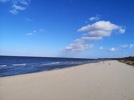 Breiter Sandstrand im Bereich Zinnowitz 