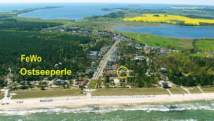 Lage der Ostseeperle in Baabe