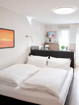 Detailansicht Schlafbereich (Doppelbett 1,60 x 2 m)