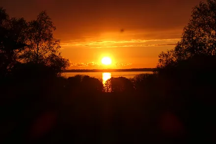 Sonnenuntergang im Juni