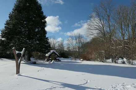 Der Kunsthofgarten im Winter 2021