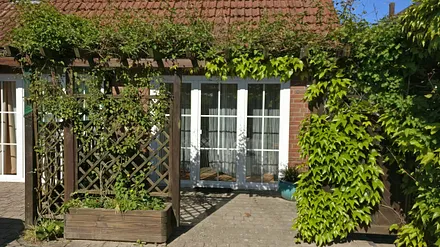 Blick auf das Wohnzimmerfenster