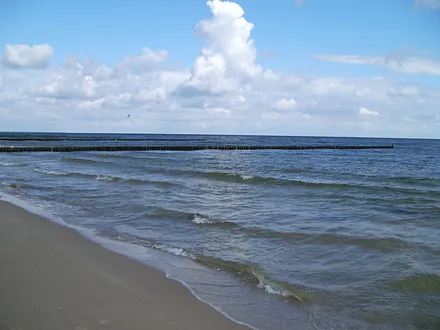 Strand im Sommer
