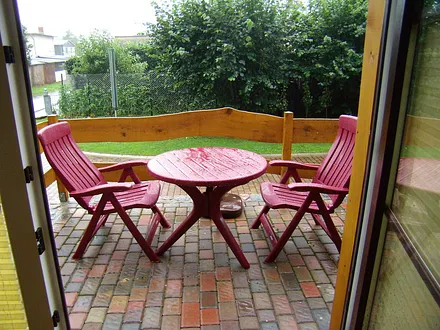 gemütlich auch bei Sommerregen