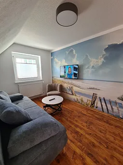 Wohnzimmer Fewo Seemöwe Ahlbeck