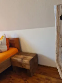 Schlafzimmer mit Detail