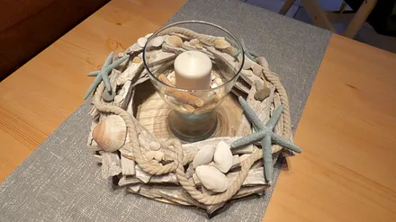 Liebevoll maritim eingerichtet