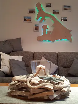 Liebevoll maritim eingerichtet