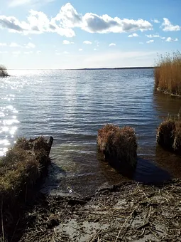 Naturbadestelle in Krienke bei uns am Peenestrom