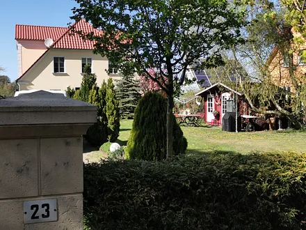 Blick von der Einfahrt