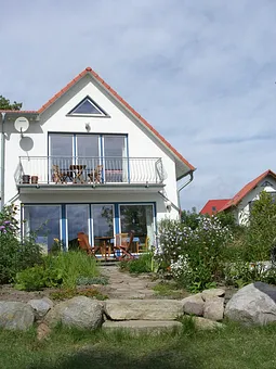 Ansicht vom Garten/Südterrasse