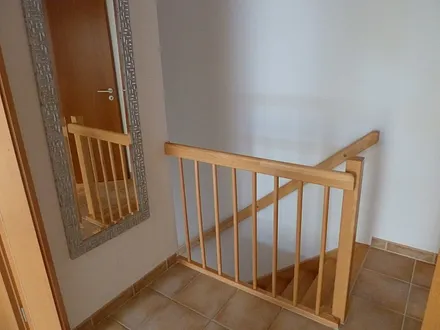 Treppe von den Schlafzimmern nach unten