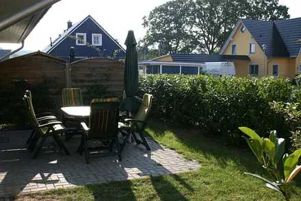 morgens auf der Sonnenterrasse